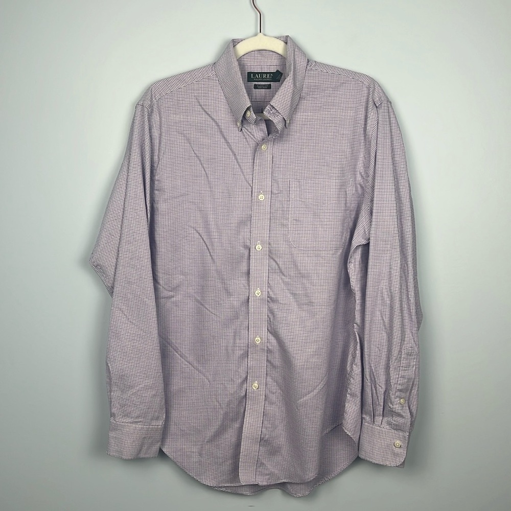 Lauren Ralph Lauren Non iron classic fit cotton button down shirt